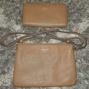 Kate Spade Brown Crossbody Bag and Wallet Set